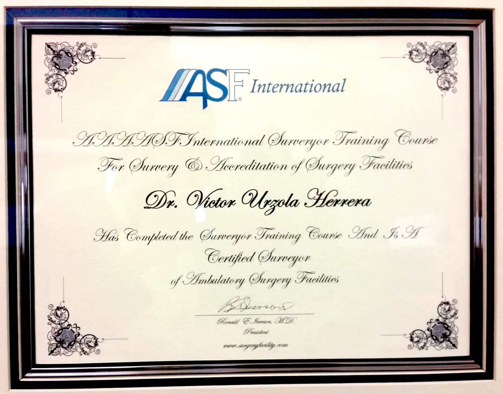 Certified Surveyor of Ambulatory Surgery Facilities — AAAASF International